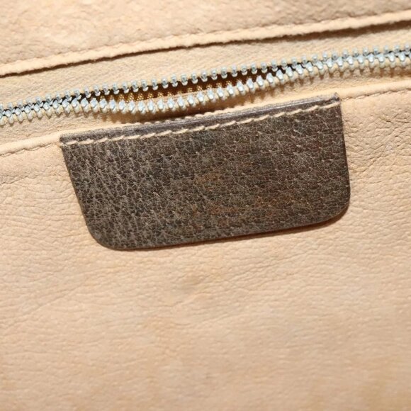 GUCCI GG Supreme Web Sherry Line Shoulder Bag PVC Beige Gold Red Auth ep10859 - Picture 10 of 16